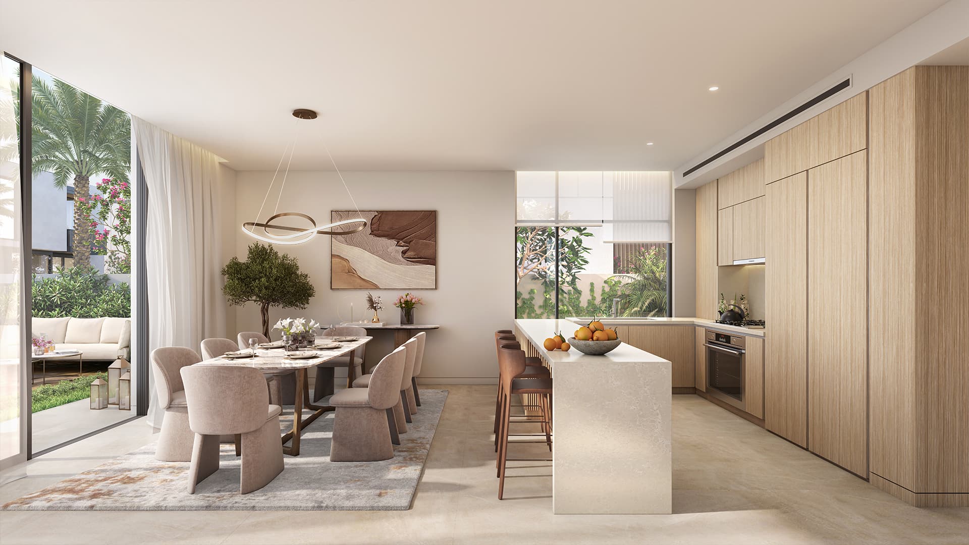 Kitchen and dining